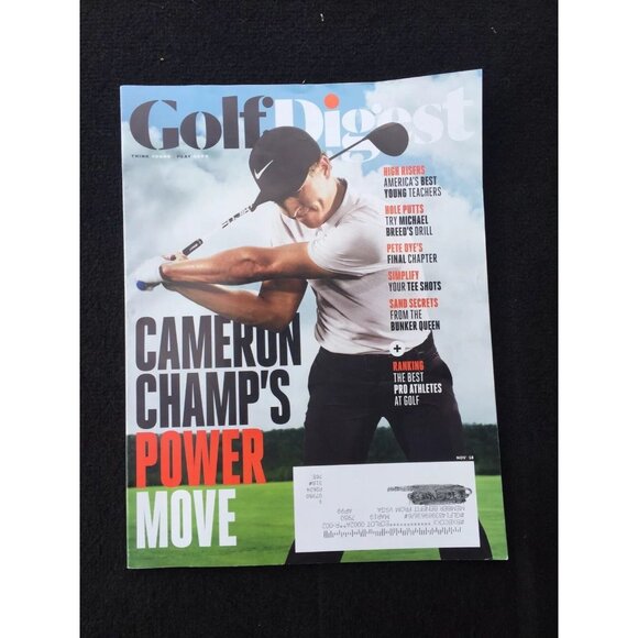 Golf Digest Magazine 2018 Lot Of 9 Tiger, Fleetwood, Xander Breed Spieth Hideki - Picture 5 of 16